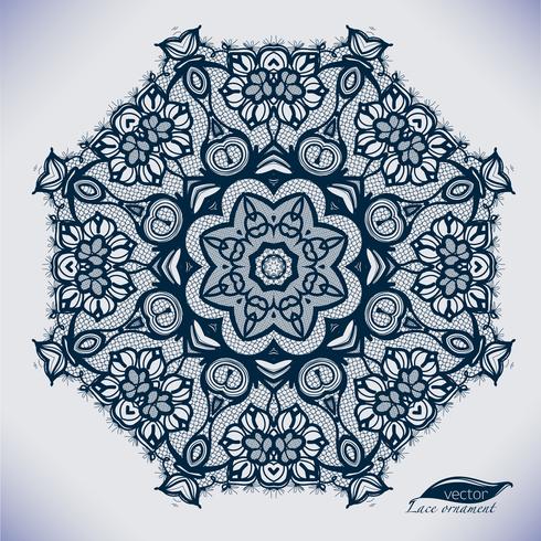 The lace for decoration. Theme, holidays. vector