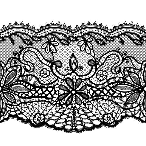 Template frame design for card. Lace Doily. vector