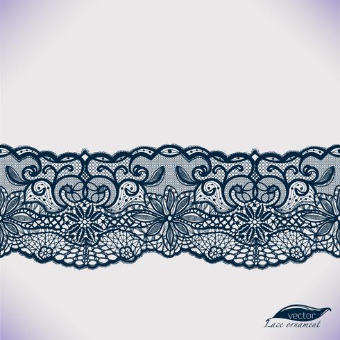 Seamless vector lace pattern.Template frame design.