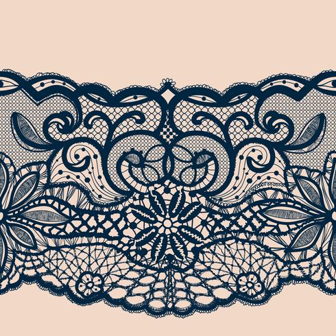 Template frame design. Lace Doily. vector