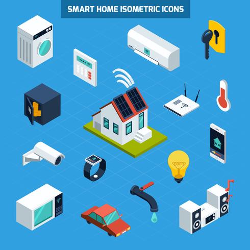 Smart Home Icons Set vector