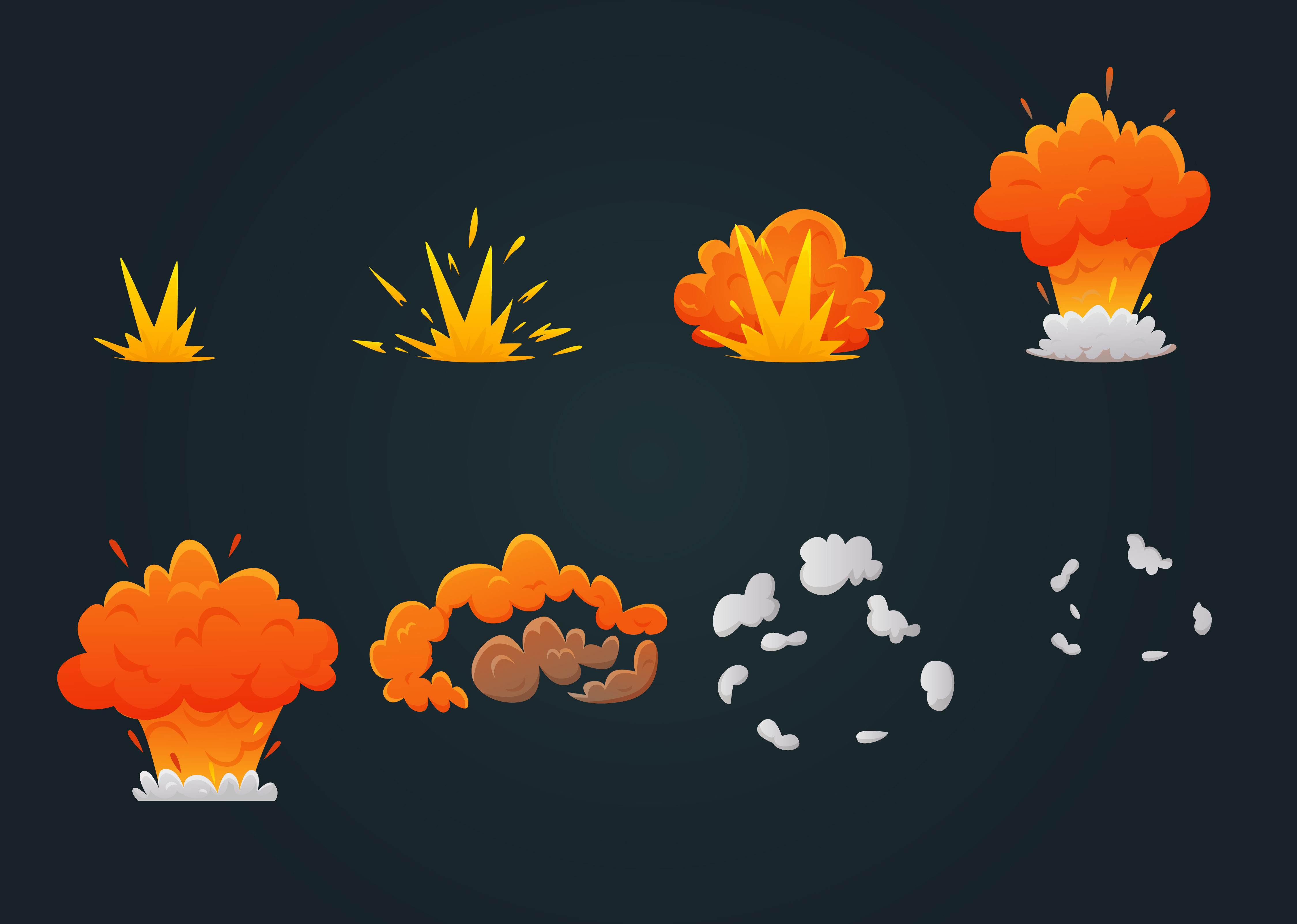 Download Explosion Animation Icon Set 480446 - Download Free Vectors, Clipart Graphics & Vector Art