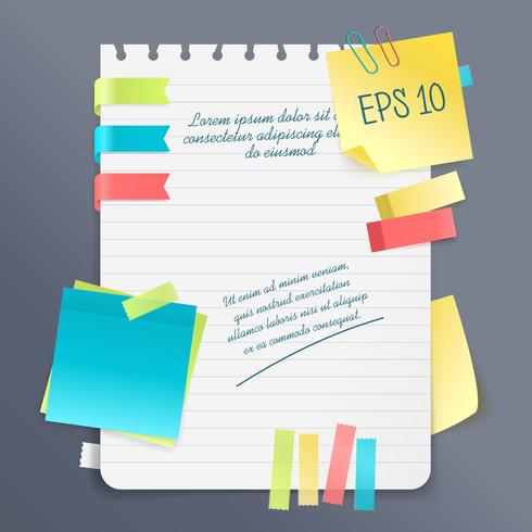 Paper Note Composition vector