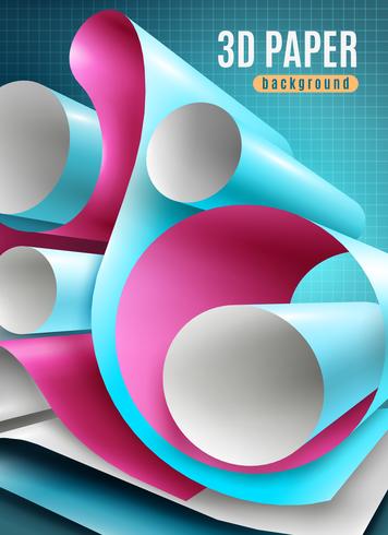 Paper Roll Background vector