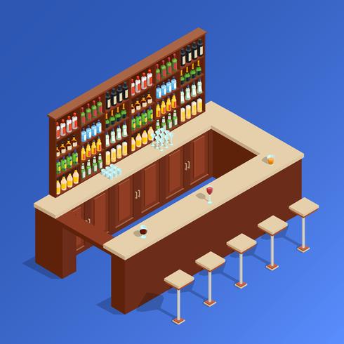 Bar Isometric Composition vector