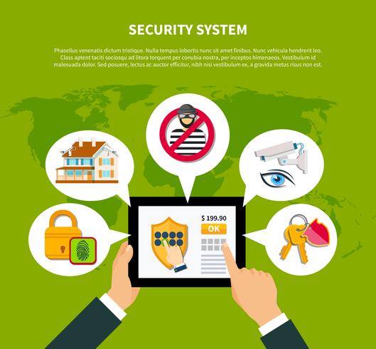 Security Concept Illustration vector