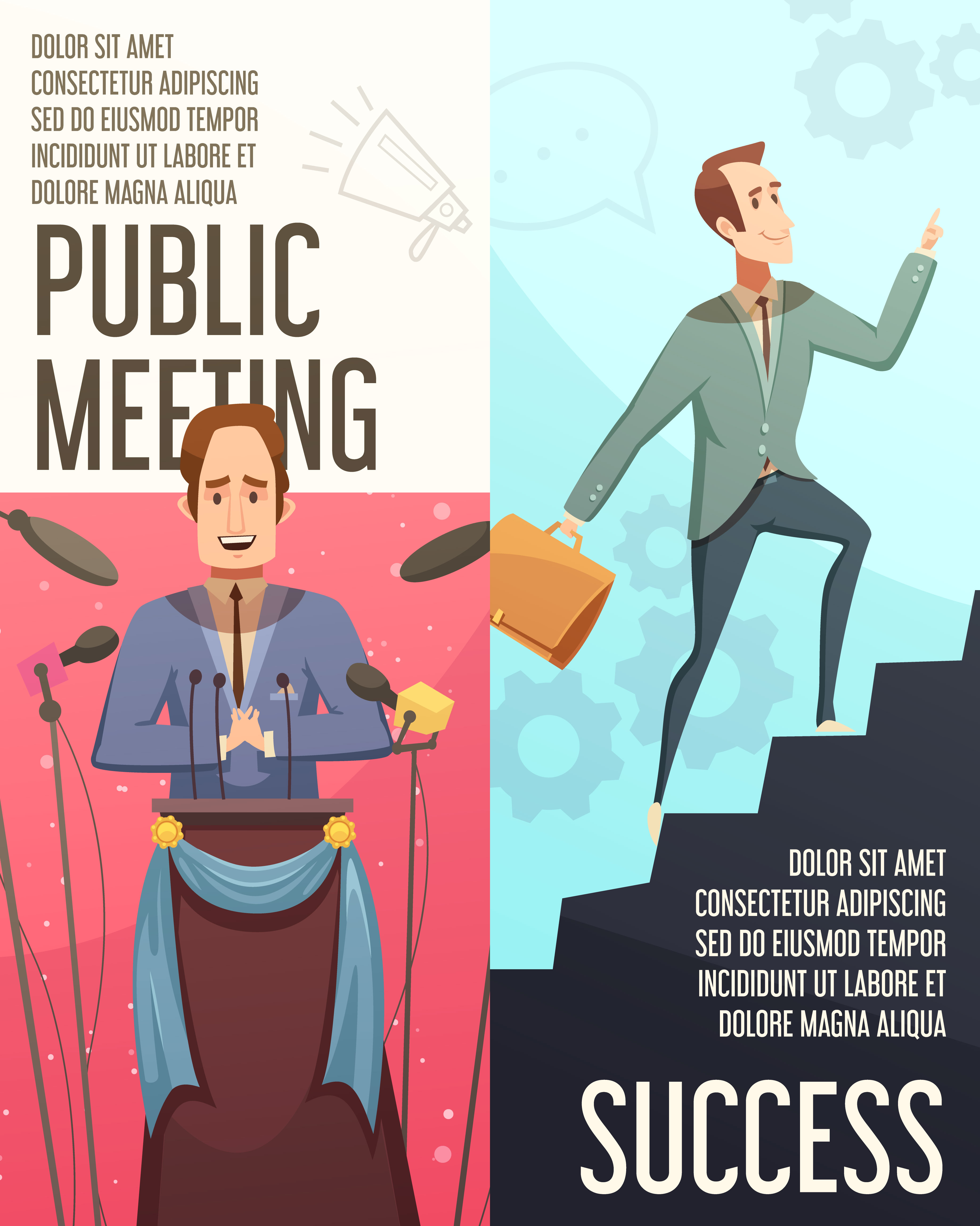 Business Meeting Banners Set 481001 Vector Art at Vecteezy