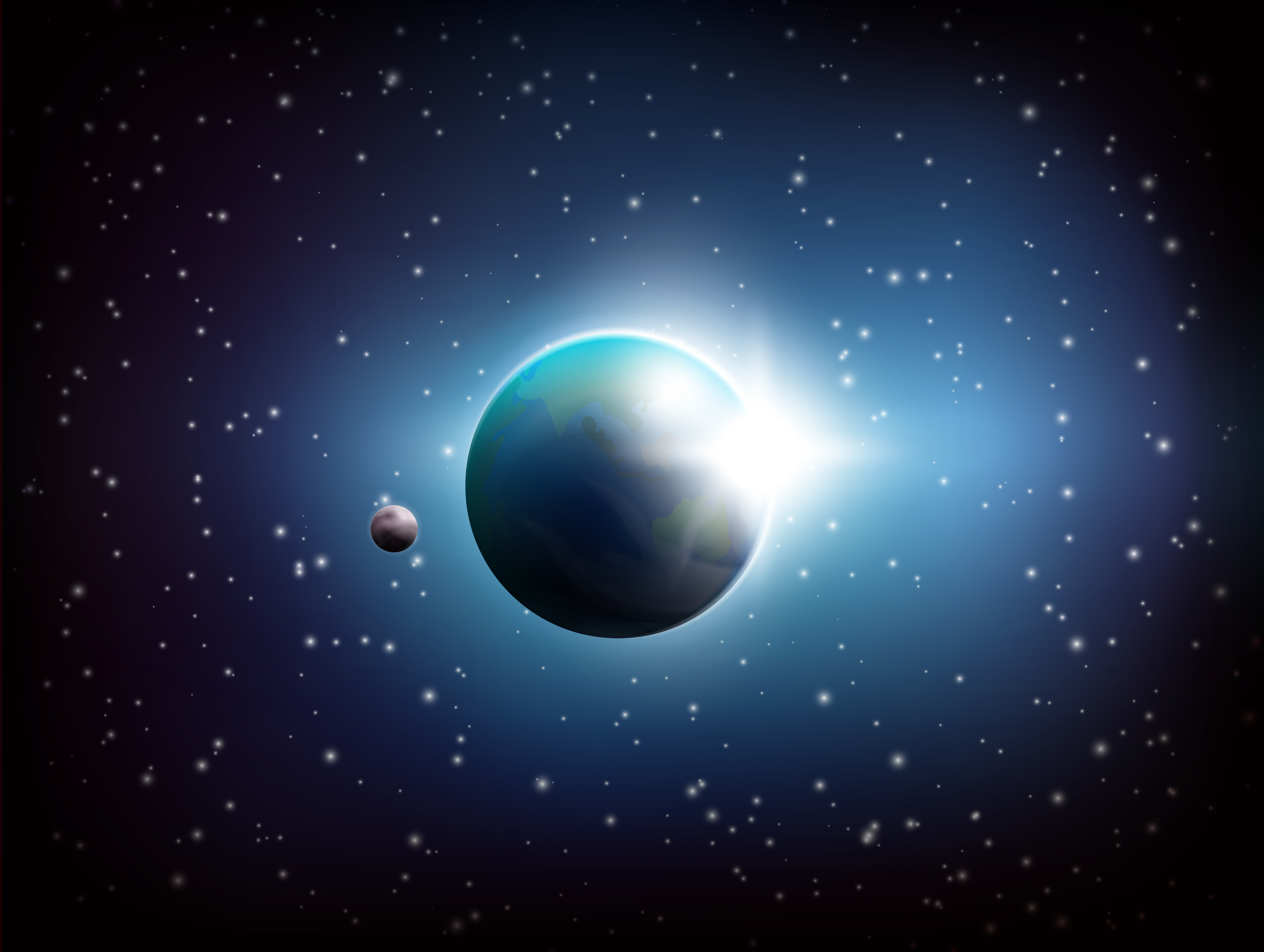 Dark Space Background 481062 Vector Art at Vecteezy