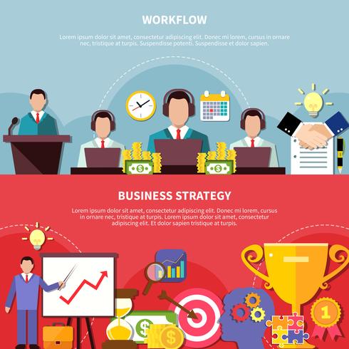 Financial Strategy Banners Collection 481080 Vector Art at Vecteezy