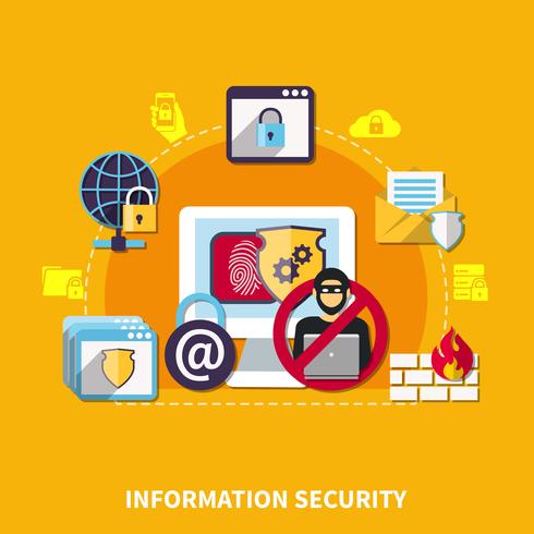 Information Security Concept vector