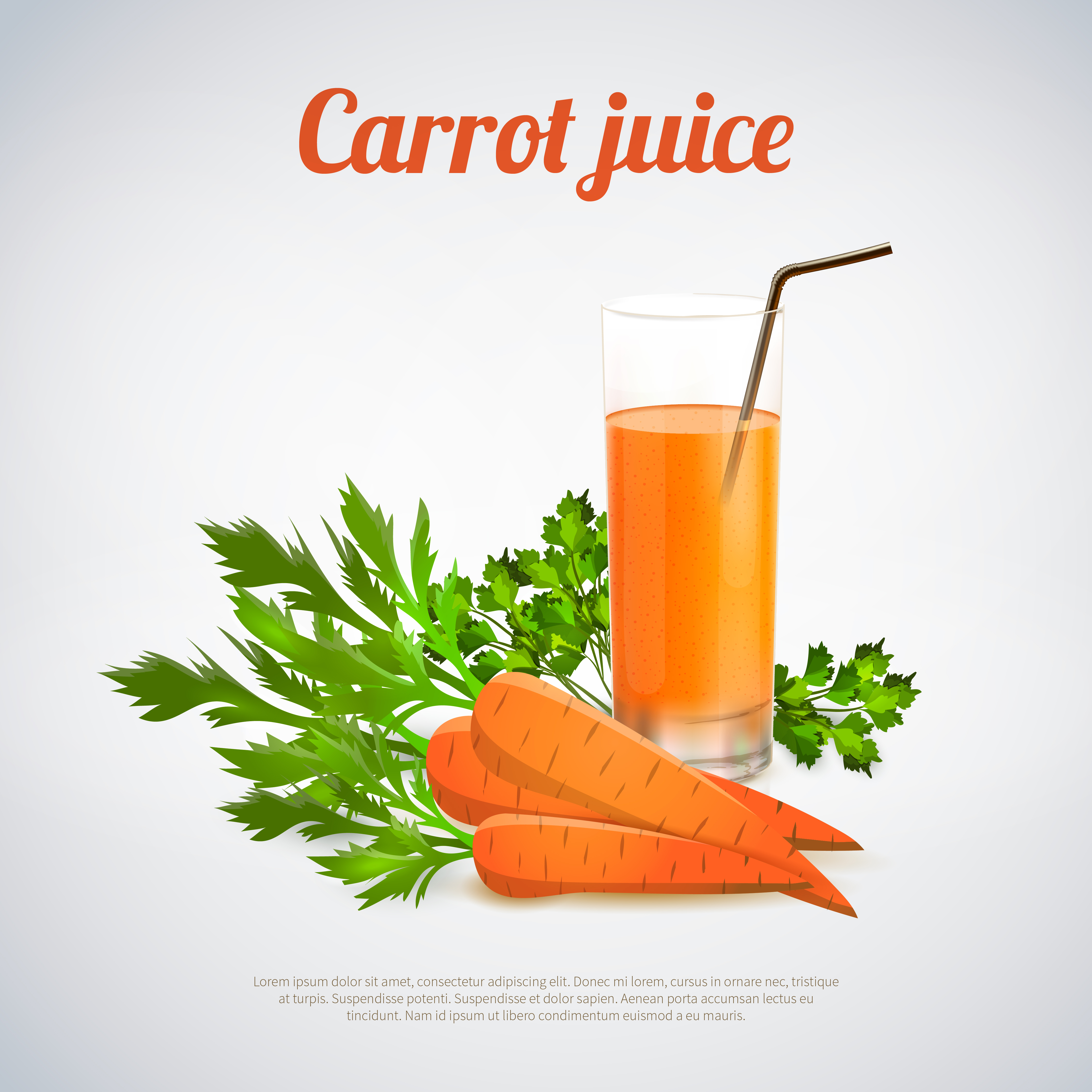 Carrot Juice Illustration 481421 Vector Art at Vecteezy