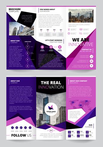 Informe de empresa Flyer Templates vector