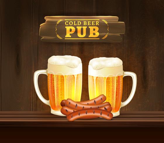 Cerveza Pub Illustration vector