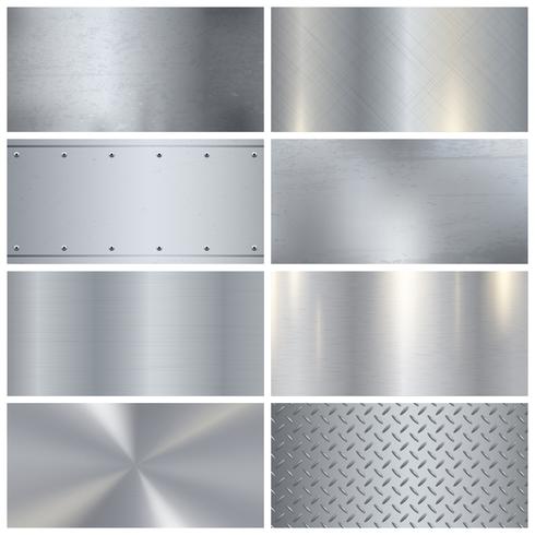 Metal Texture Realistic 3D Samples Collection  vector