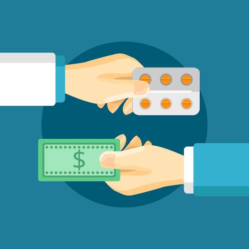 Medications Purchase Composition vector