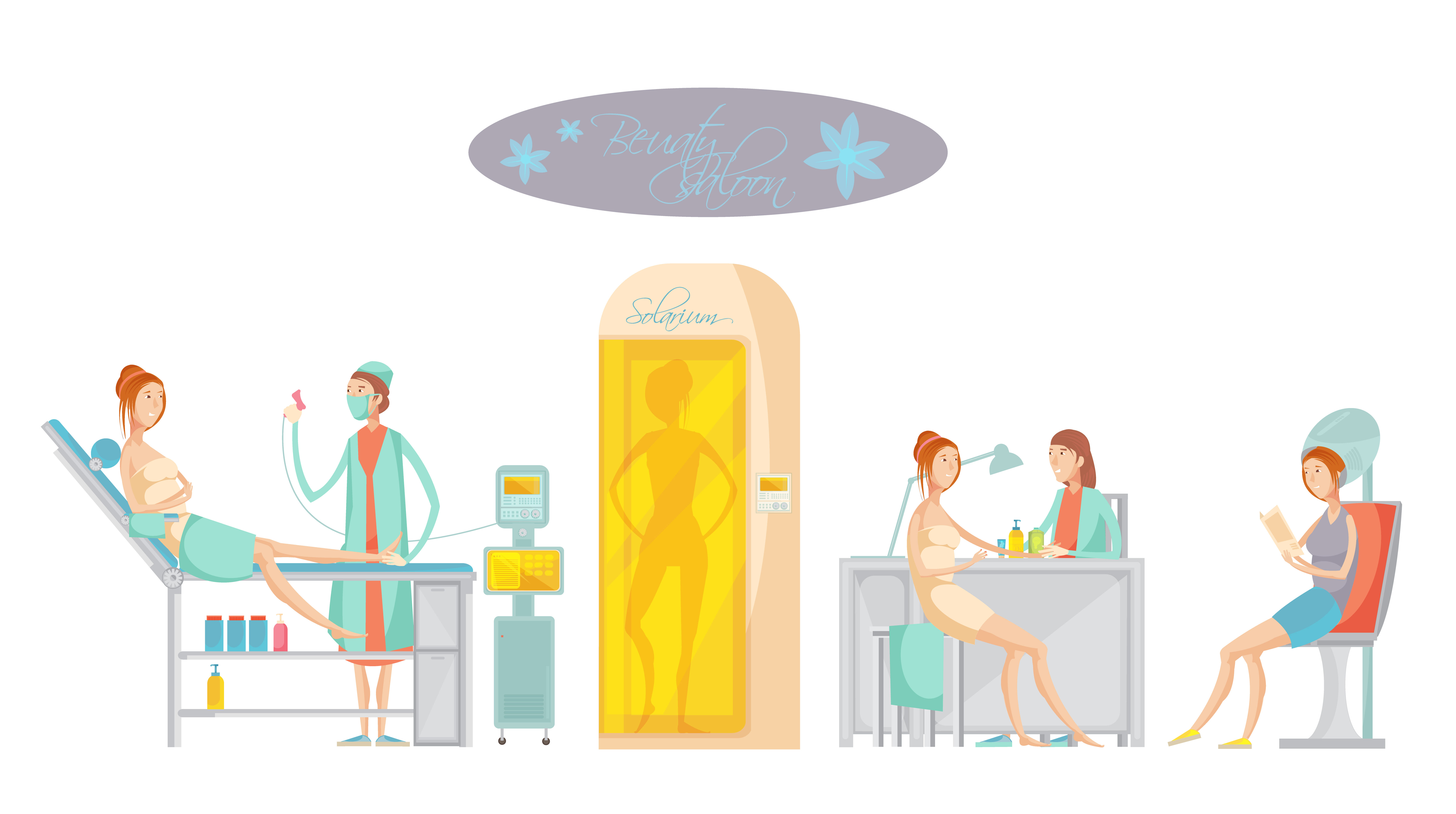 Flat Epilation Concept 482377 Vector Art at Vecteezy