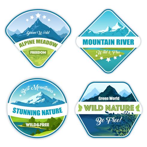 Wild Nature Logotype Collection vector
