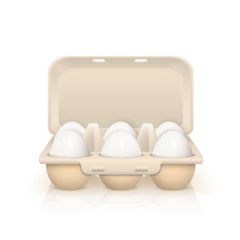 Eggs In Box Illustration vector