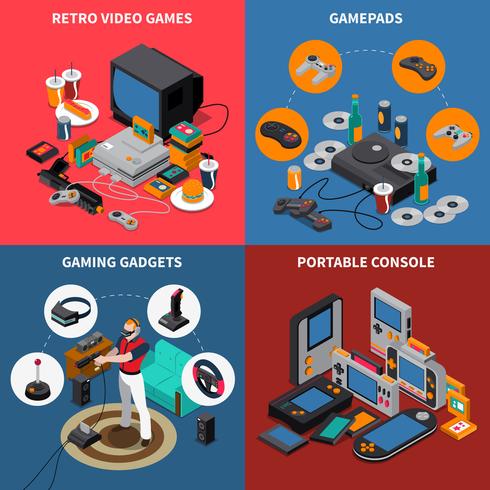 Entertainment Isometric Concept vector