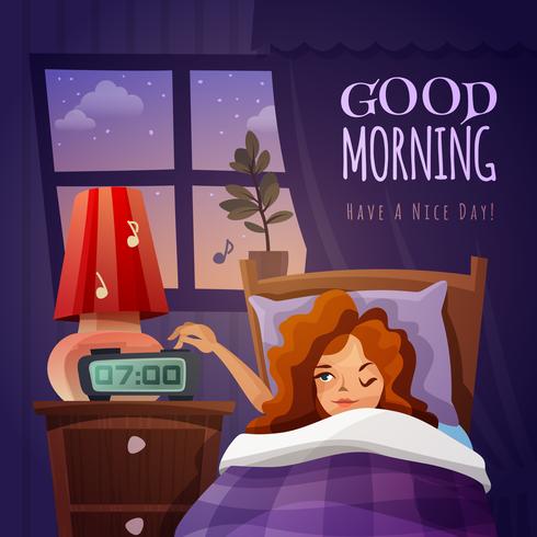 Good Morning Design Composition vector