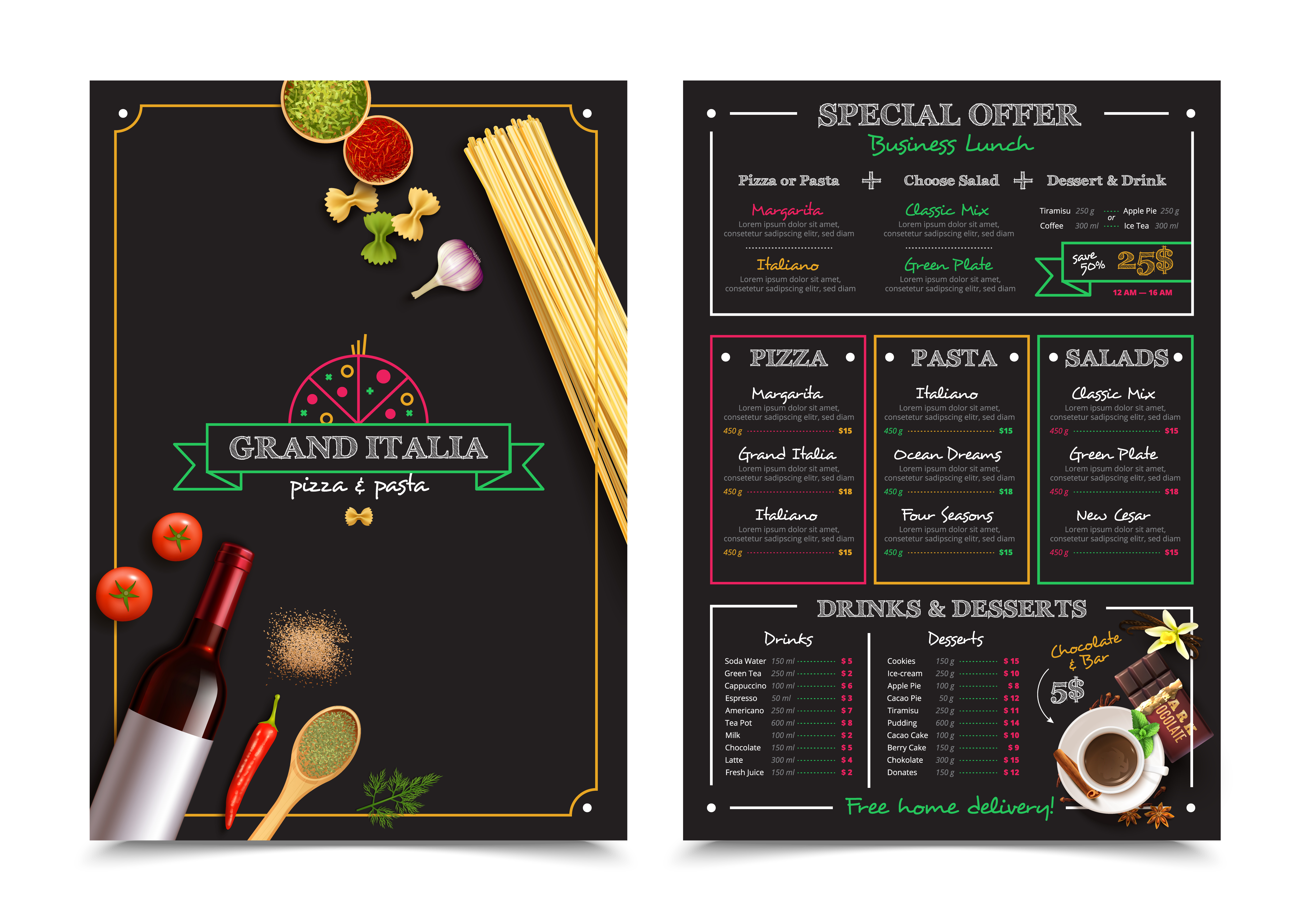 Restaurant Design Vector Free Download - Salamflavour.com