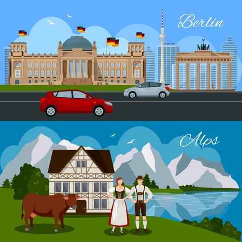 Germany Flat Composition vector