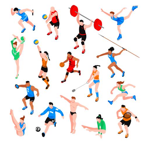 Sport Isometric Set vector