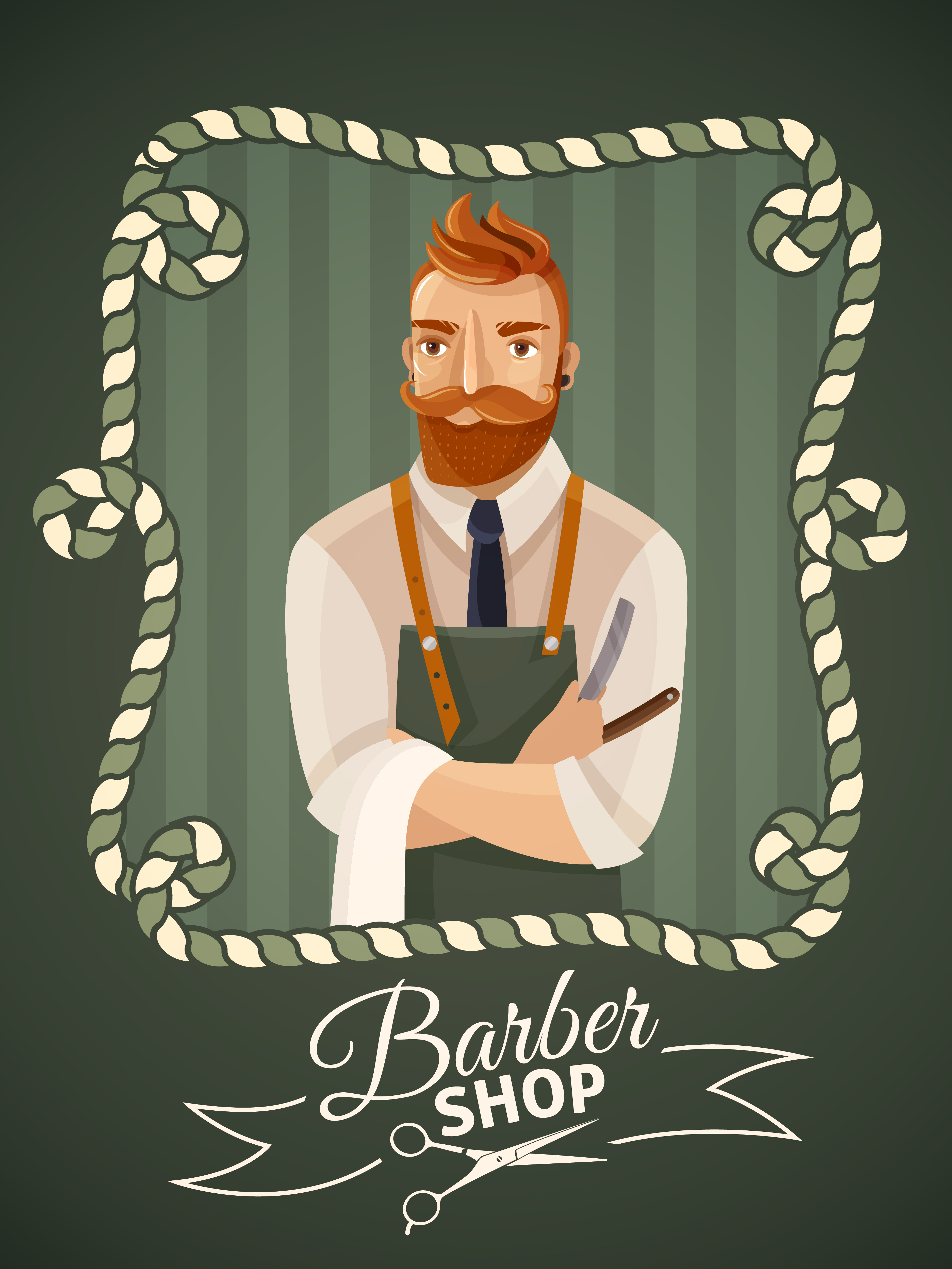 Barbershop Poster Template - Download Free Vectors 