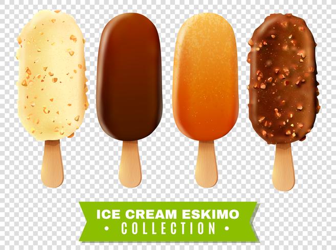 Ice Cream Eskimo Pie Collection vector