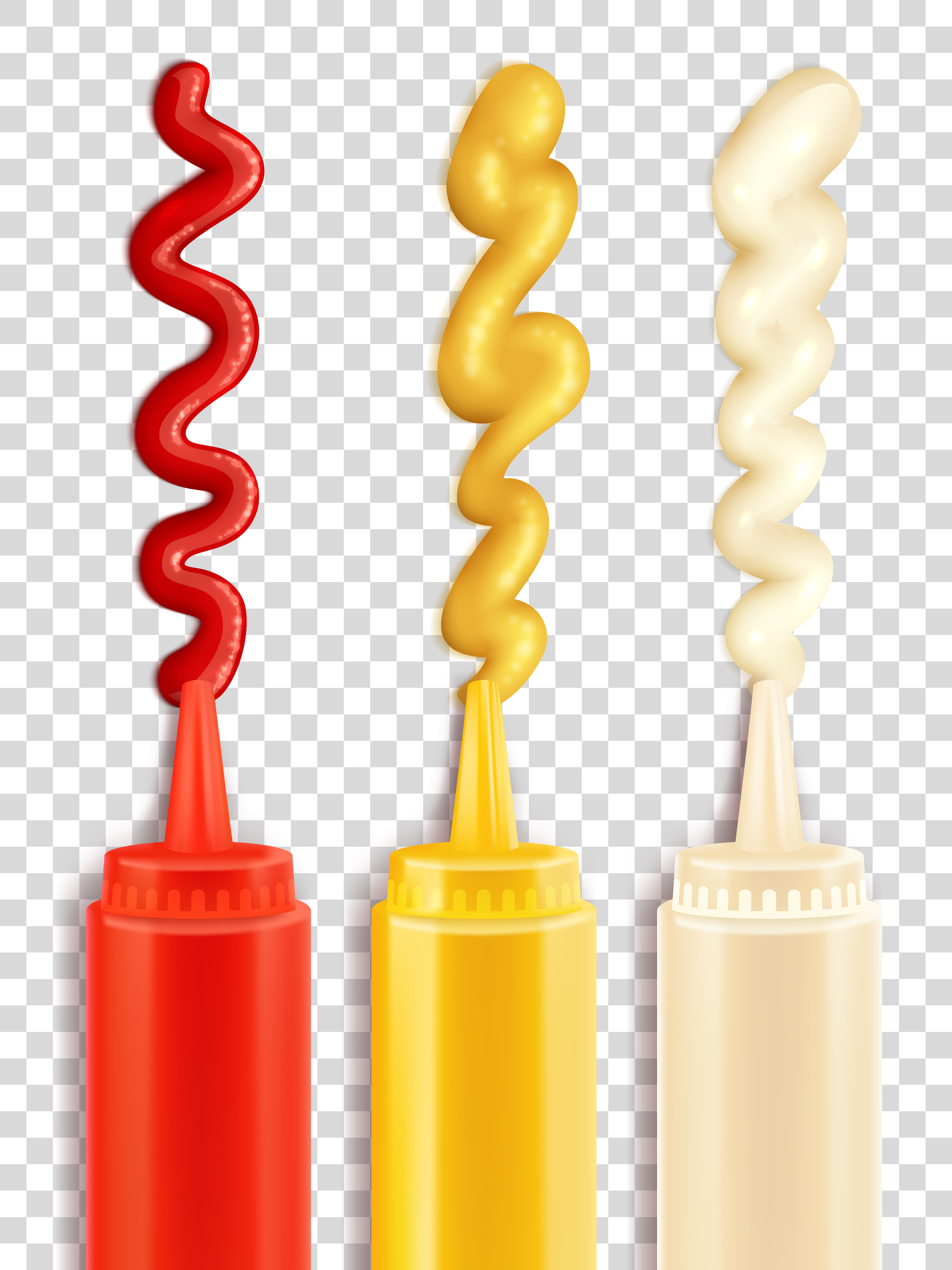 Set Of Sauce Bottle 483708 Vector Art at Vecteezy