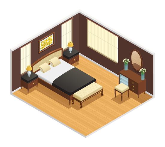 Isometric Luxury Interior vector