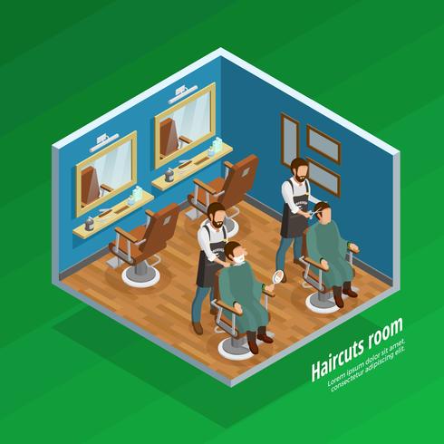 Haircut Room Concept  vector