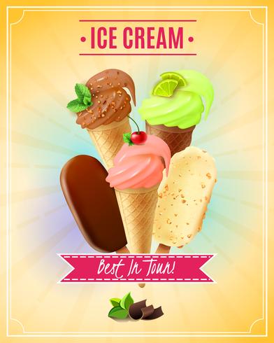 Ice Cream Vector Illustration