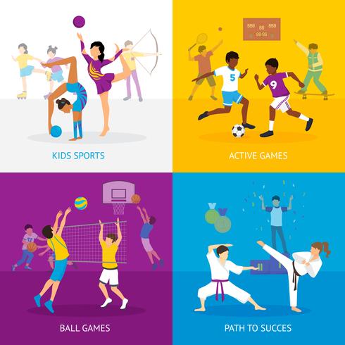 Sport Games Concept vector