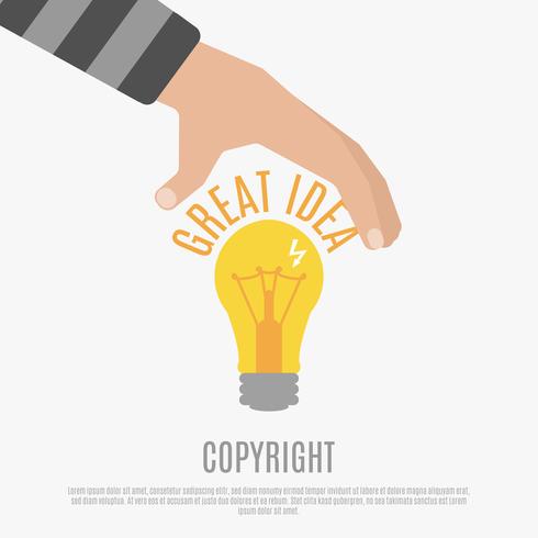 Copyright Compliance Design Concept vector