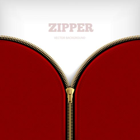  Abstract Background With Golden Metallic Zipper vector