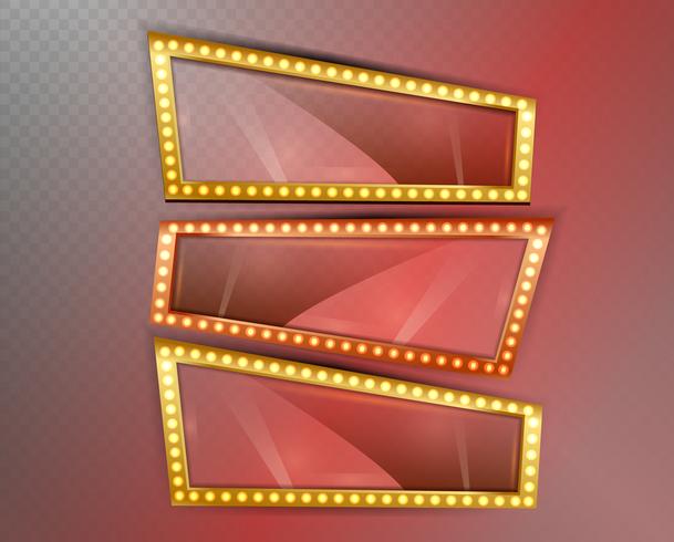 Makeup mirrors. vector
