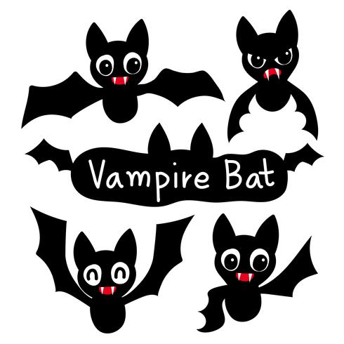 vampire bat vector collection design