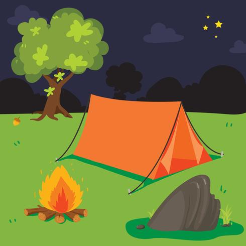 camp background vector design