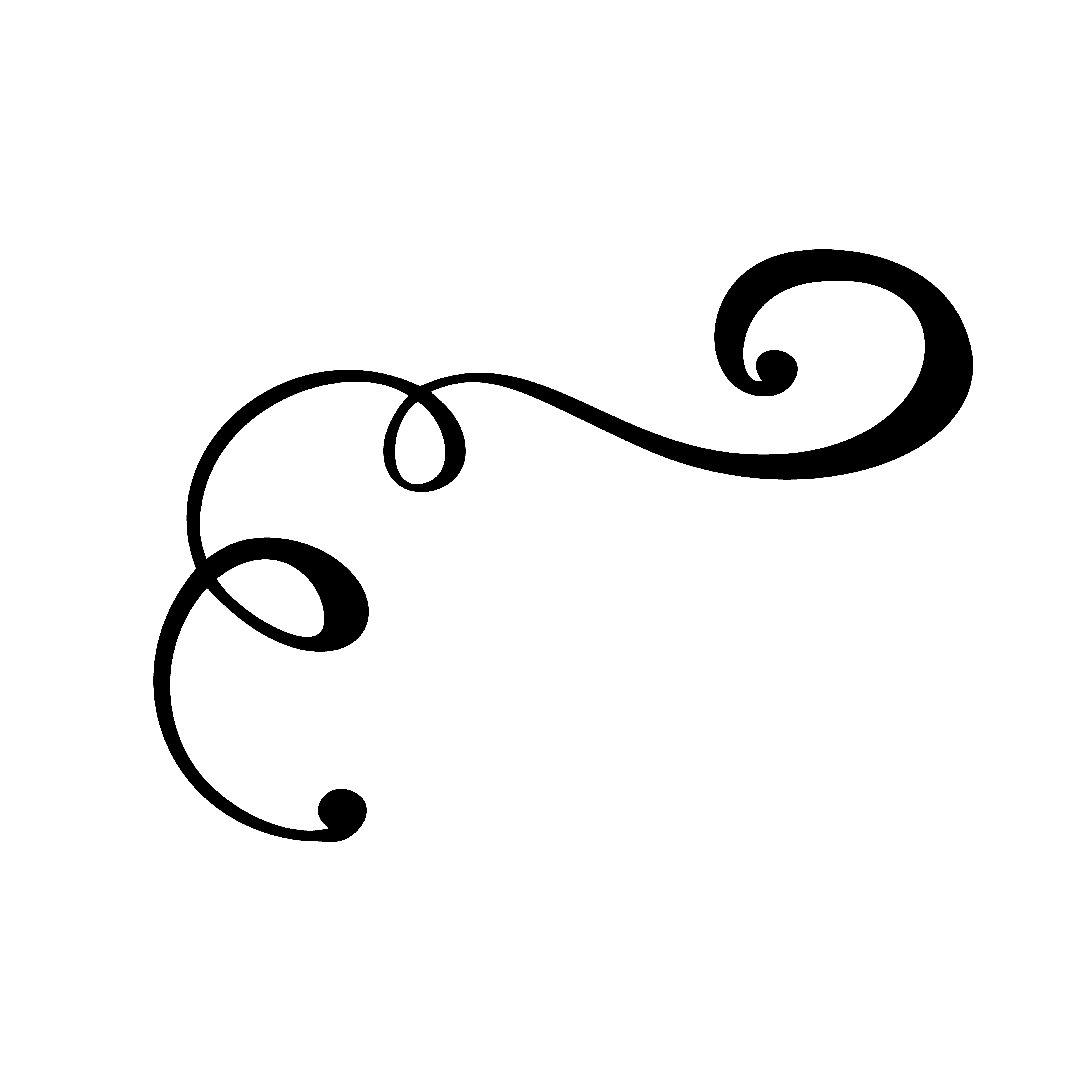 Vintage calligraphy scandinavian flourish vector corner ...