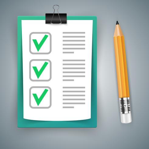 Education, pencil, vote - business infographic. vector