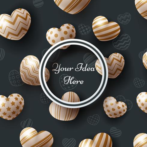 Heart, sale, love, Valentine, Happy Birthday - template. vector