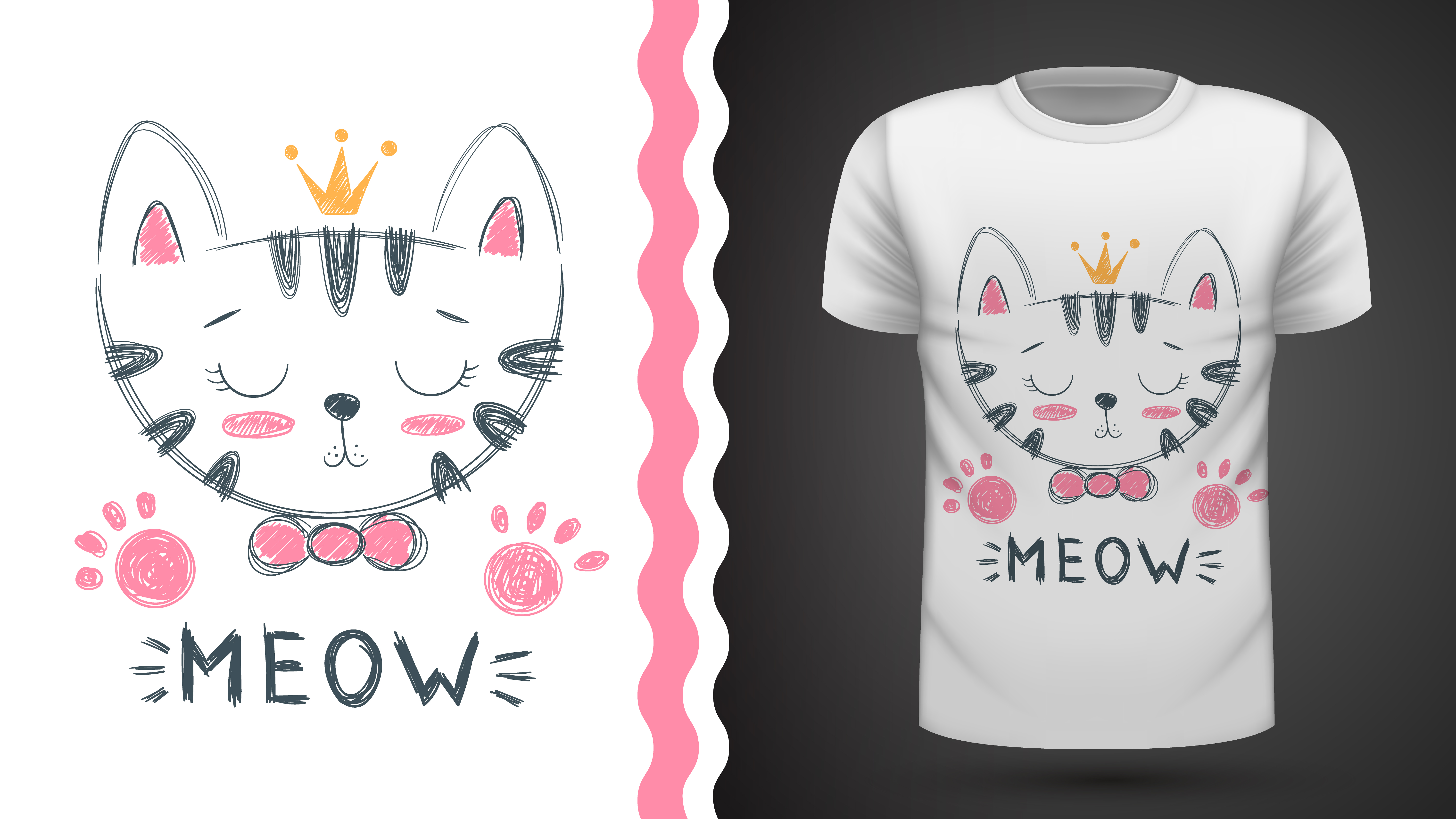 Кошка на футболке рисунок. Кот в футболке вектор. Милый котик на футболку нарисованный. Принт на футболке кошка на булавке. Little meow тг