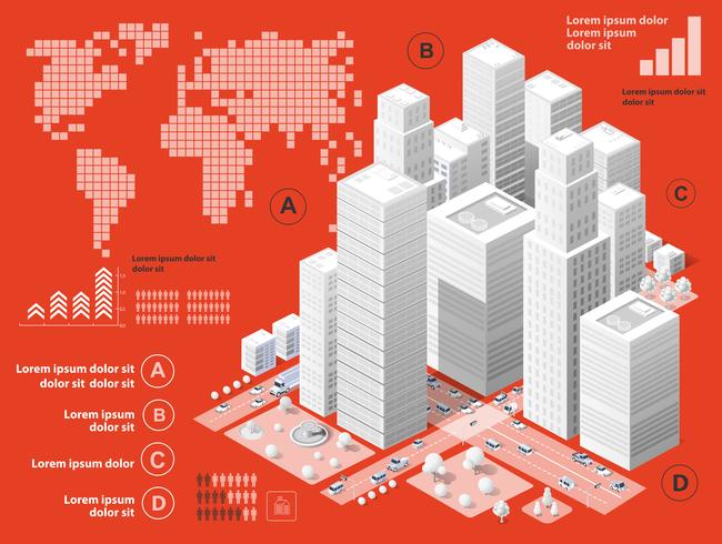 Ilustración vectorial de arquitectura vector