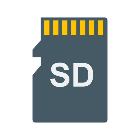 Data Storage Flat Multi color Icon vector