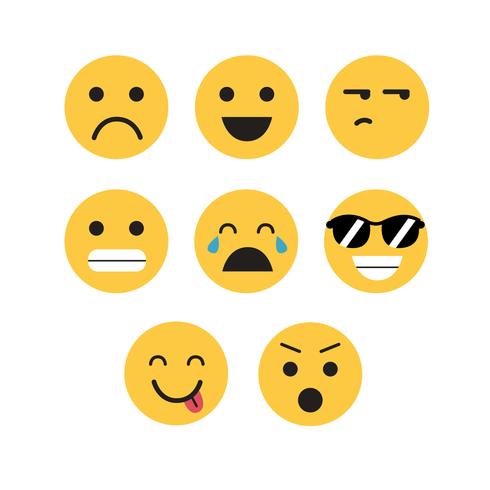 Download Emojis Vector Set - Download Free Vectors, Clipart Graphics & Vector Art