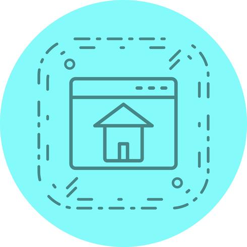 Homepage Icon Design vector