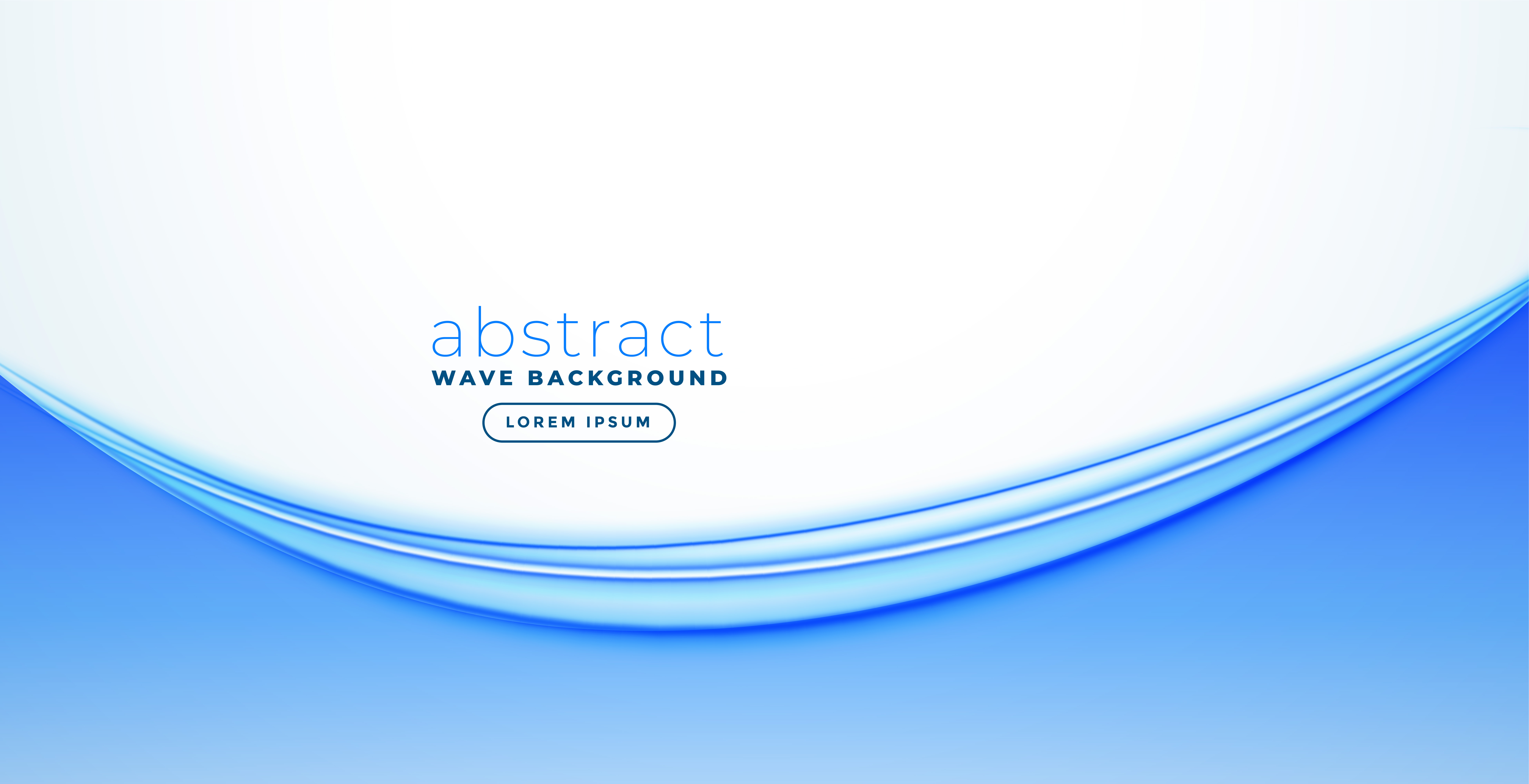 abstract blue wave banner design - Download Free Vector Art, Stock