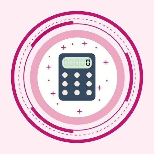 Calculator Icon Design vector