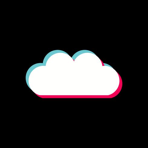 Cloud Icon Design vector